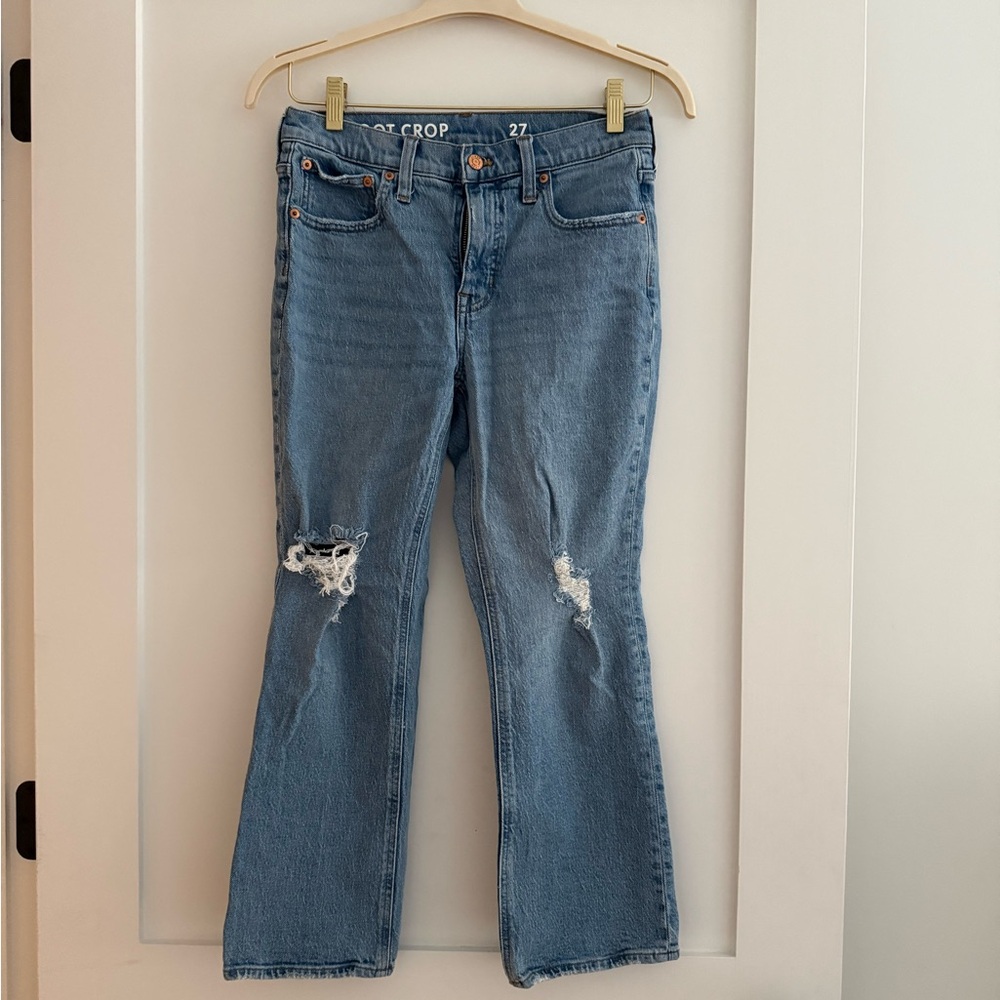 J. Crew - Size 27 9” Billie Demi Boot Crop